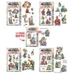 AALL & Create / Autour De Mwa - Festive Friends Stamp Bundle [ADM001]