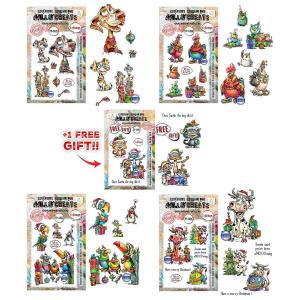 AALL & Create / Autour De Mwa - Festive Friends Stamp Bundle [ADM001]
