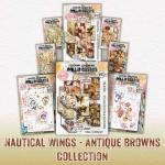 AALL & Create Collection - Nautical Wings - Antique Browns [NW1]