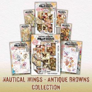 AALL & Create Collection - Nautical Wings - Antique Browns [NW1]