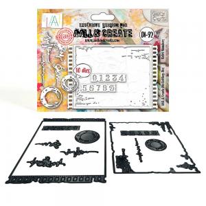 AALL & Create Cutting Dies - Retro Numbers [DI-92]