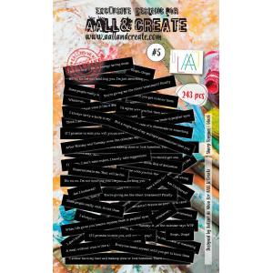 AALL & Create Ephemera - Sharp Tongues Black - #5
