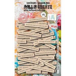 AALL & Create Ephemera - Sharp Tongues Kraft - #6