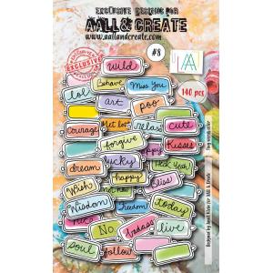 AALL & Create Ephemera - Tiny Words Color - #8