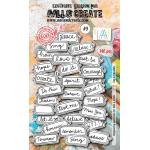 AALL & Create Ephemera - Tiny Words White - #9