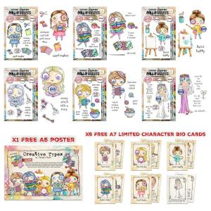 AALL & Create / Janet Klein - Creative Types Stamp Bundle [PCK-JK007]