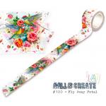 AALL & Create Layer It Up Washi Tape - Fly Away Petal [100]