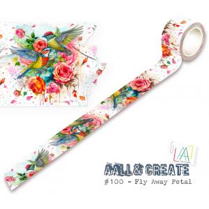 AALL & Create Layer It Up Washi Tape - Fly Away Petal [100]
