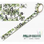 AALL & Create Layer It Up Washi Tape - Leafy Alphas [71]