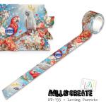 AALL & Create Layer It Up Washi Tape - Loving Parrots [MT-155]