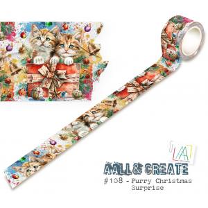 AALL & Create Layer It Up Washi Tape - Purry Christmas Surprise [108]