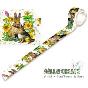 AALL & Create Layer It Up Washi Tape - Sunflower & Hare [102]