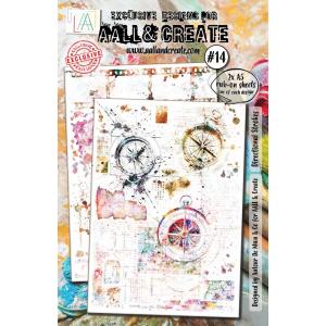 AALL & Create Rub-On Sheets - Directional Strokes #14