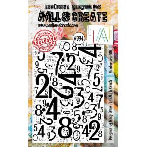 AALL & Create Stamp - Number Graffitti [994]