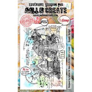 AALL & Create Stamp - Scenic Script [1257]