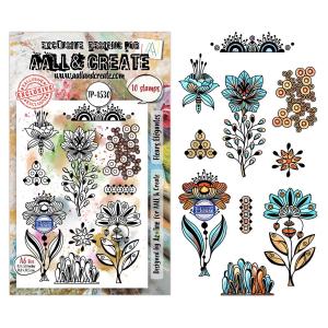 AALL & Create Stamp Set - Fleurs Elegantes [TP-1530]