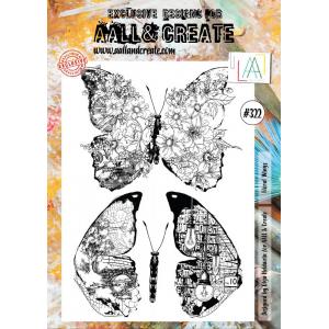 AALL & Create Stamp Set - Floral Wings [322]