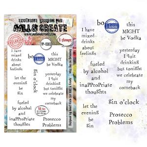 AALL & Create Stamp Set - Miss Dee On Drinking [TP-1383]