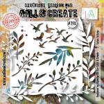 AALL & Create Stencil - Avian Foliage #218