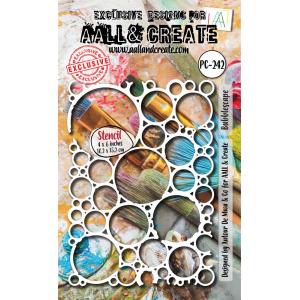 AALL & Create Stencil - Bubblescape [PC-242]