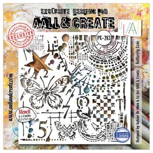 AALL & Create Stencil - Butterfly Code [PC-283]