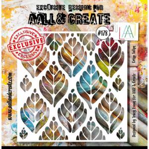 AALL & Create Stencil - Crisp Tulips #178