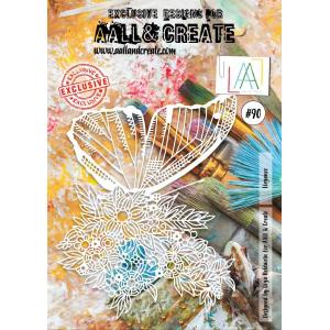 AALL & Create Stencil - Elegance #90