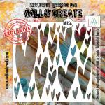 AALL & Create Stencil - Elongated Hearts #156
