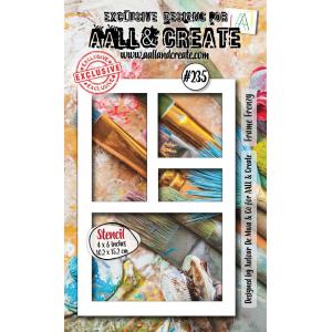AALL & Create Stencil - Frame Frenzy #235