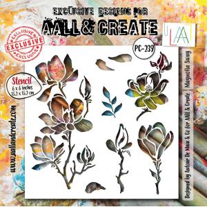AALL & Create Stencil - Magnolia Sway [PC-239]