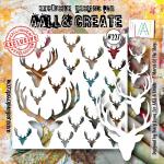 AALL & Create Stencil - March Of The Stags #227