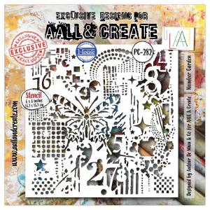 AALL & Create Stencil - Number Garden [PC-282]