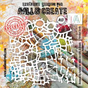 AALL & Create Stencil - Parched Earth #69