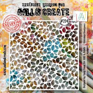 AALL & Create Stencil - Pebbledash Renaissance #224