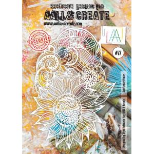 AALL & Create Stencil - Sunflower Power #77