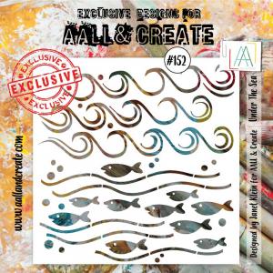 AALL & Create Stencil - Under The Sea #152