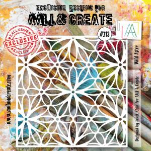 AALL & Create Stencil - Wild Aster #213
