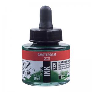 Amsterdam Acrylic Ink - Olive Green Deep