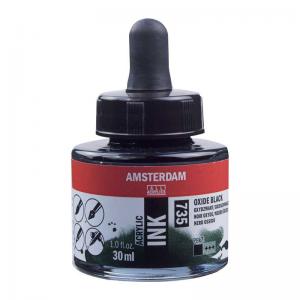 Amsterdam Acrylic Ink - Oxide Black