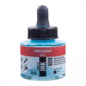 Amsterdam Acrylic Ink - Sky Blue Light