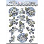 Amy Design Awesome Winter Collection - 3D Push Out - Winter Flowers [SB10598]