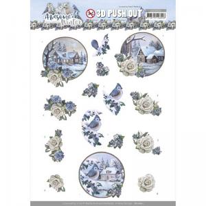 Amy Design Awesome Winter Collection - 3D Push Out - Winter Village [SB10601]