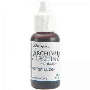 Archival Ink Reinker - Vermillion