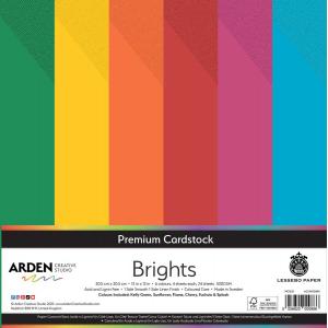 Arden Creative Studio 12" x 12" Premium Cardstock - Brights [ACSMC0004]