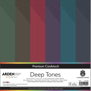 Arden Creative Studio 12" x 12" Premium Cardstock - Deep Tones [ACSMC0006]
