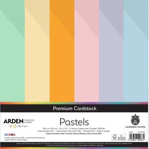 Arden Creative Studio 12" x 12" Premium Cardstock - Pastels [ACSMC0002]