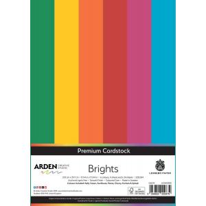 Arden Creative Studio A4 Premium Cardstock - Brights [ACSMC0003]