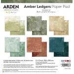 Arden Creative Studio Amber Ledgers Collection - 12" x 12" Paper Pad - Solids [ACSPP0032]