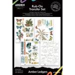Arden Creative Studio Amber Ledgers Collection - Rub On Transfer Set [ACSRO0013]