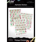 Arden Creative Studio / Cathie Shuttleworth Vintage Christmas Collection - Alphabet Stickers [ACSAS0001]